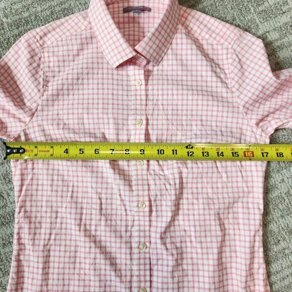 Peter Millar Performance roll-tab longsleeve button down top pink, size S ladies - Picture 10 of 12